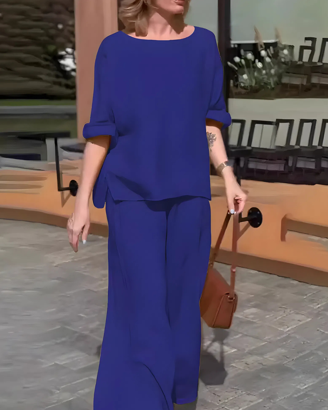 Conjunto Martina | 2 Peças - Linho Premium (Estilo Europeu)