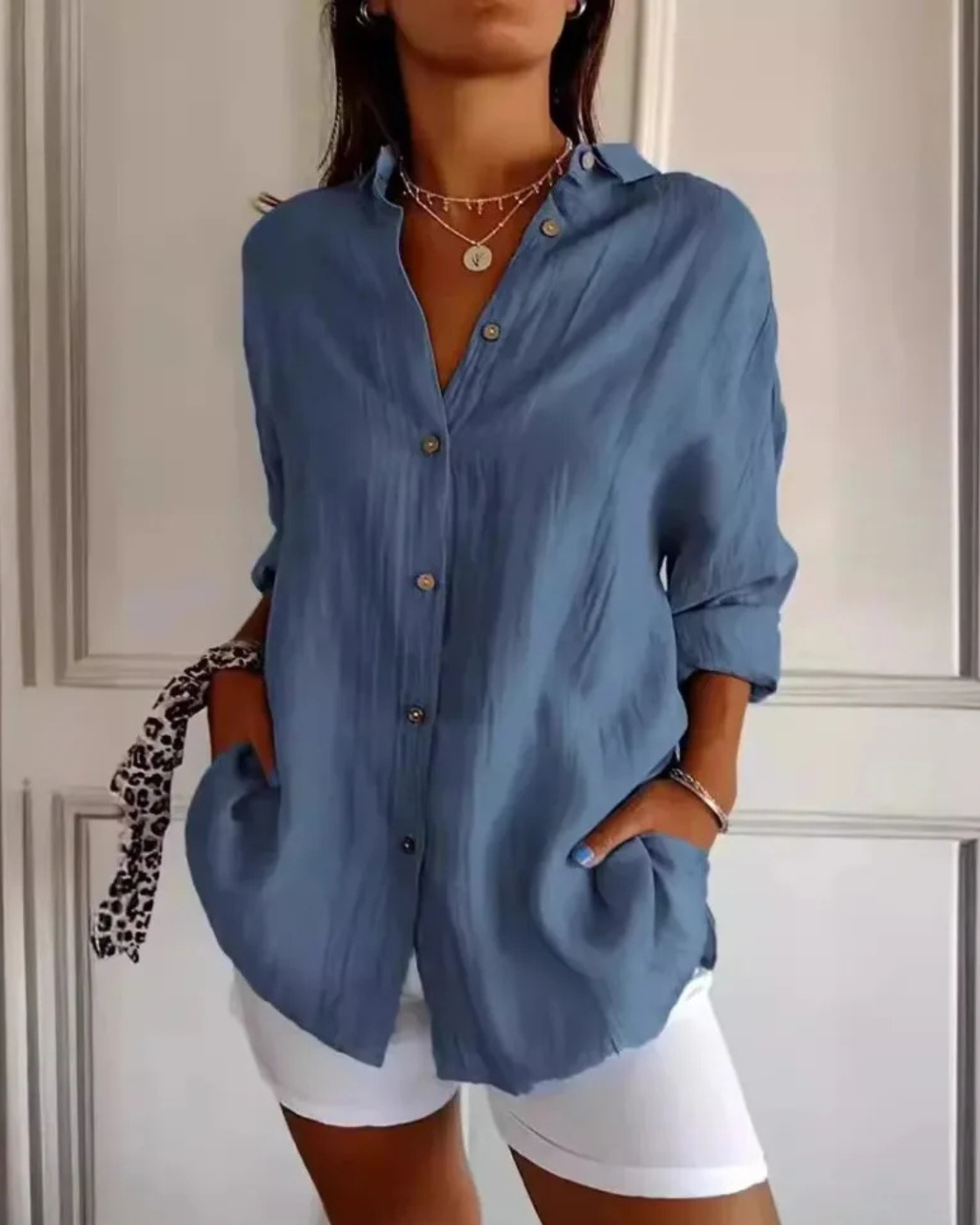 Camisa Ivy de Linho e Algodão