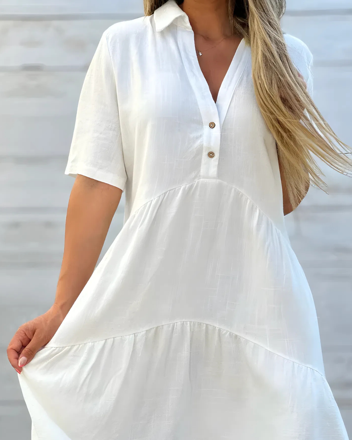 Vestido Casual Amanda | Estilo Vintage - (Leve e Soltinho)