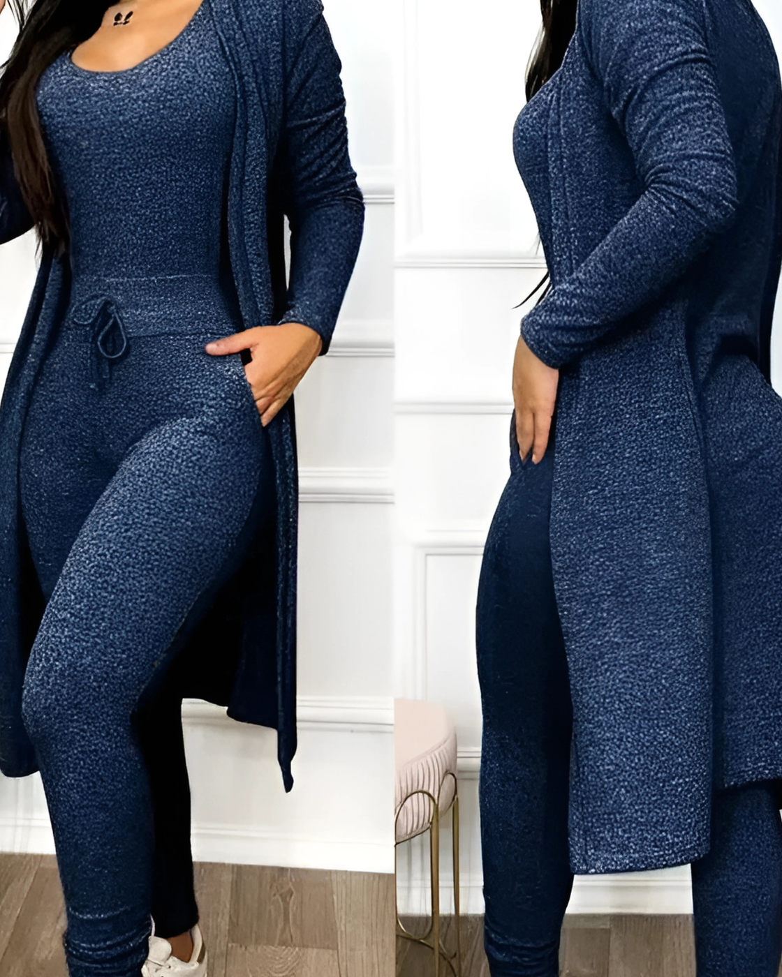 Conjunto Karamella | 2 Peças - Linho Premium (Estilo Europeu)