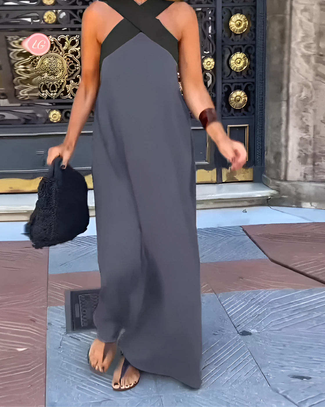 Vestido Diana | Sem Manga - Fresco e Soltinho (Estilo Italiano)