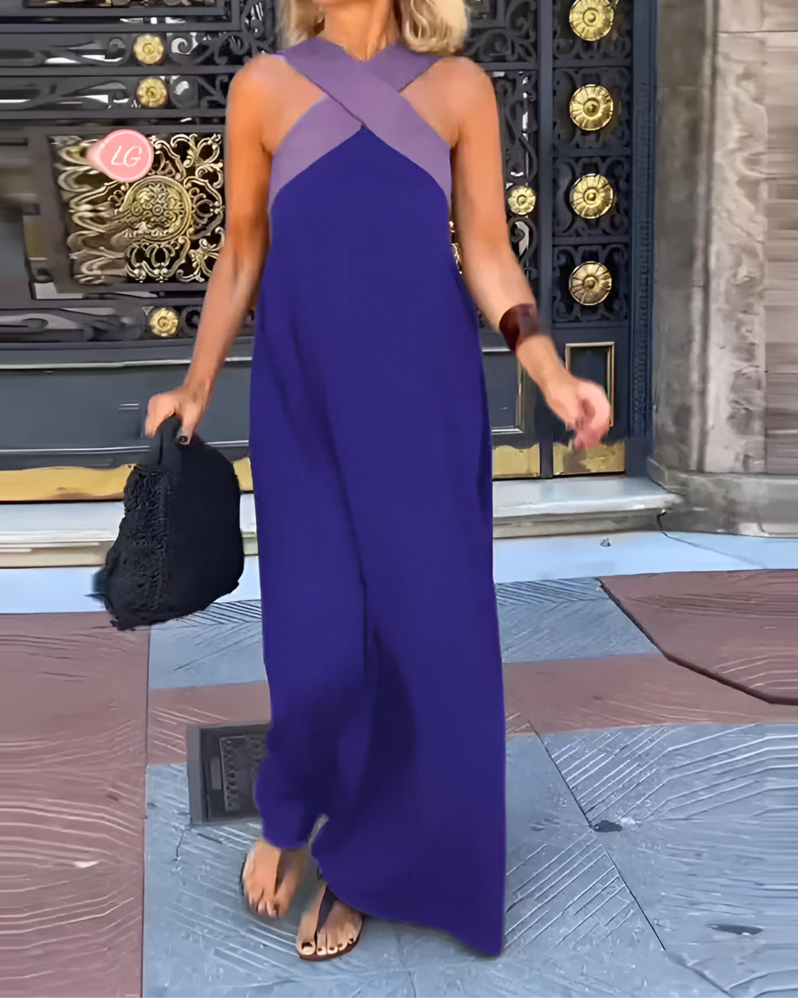 Vestido Diana | Sem Manga - Fresco e Soltinho (Estilo Italiano)