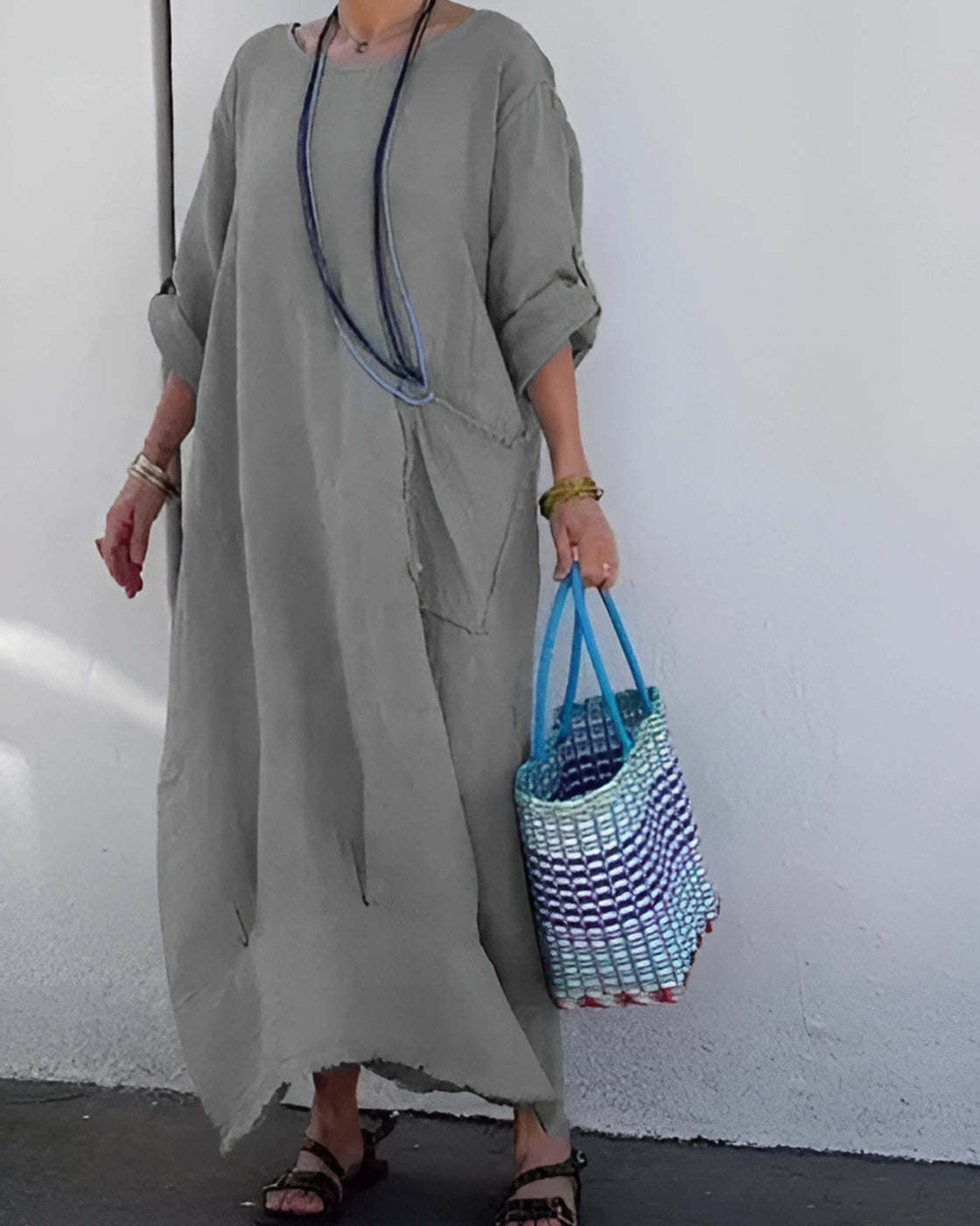 Vestido Autumn Max Comfort | Casual (Queridinho do Verão Europeu) - Linho Premium