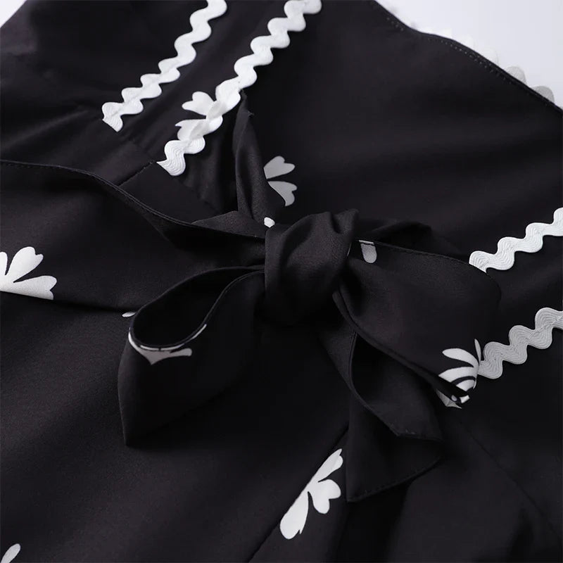 Vestido Vivienne Noir – Sofisticação da Alta Europa (Leve e Soltinho)