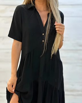 Vestido Casual Amanda | Estilo Vintage - (Leve e Soltinho)