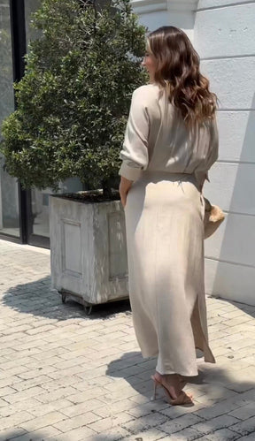 Vestido Floratta - Linho Premium (Leve e Soltinho)