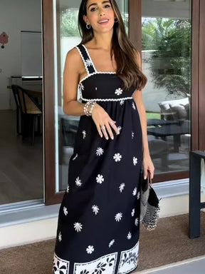 Vestido Vivienne Noir – Sofisticação da Alta Europa (Leve e Soltinho)