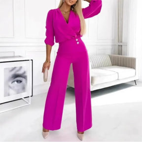 Conjunto Verona – Blusa + Calça com Corte Europeu e Sofisticação Atemporal