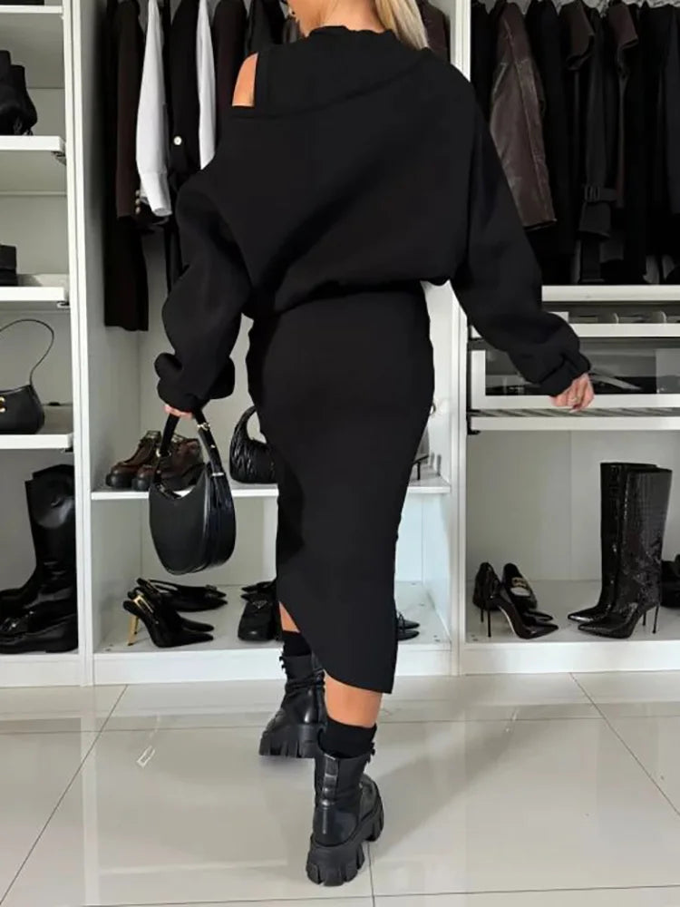 Conjunto Aurora Chic – Casaco Elegante + Vestido