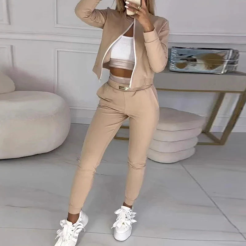 Conjunto Olivia – Blazer Alfaiataria + Calça Reta com Elegância Atemporal