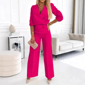 Conjunto Verona – Blusa + Calça com Corte Europeu e Sofisticação Atemporal