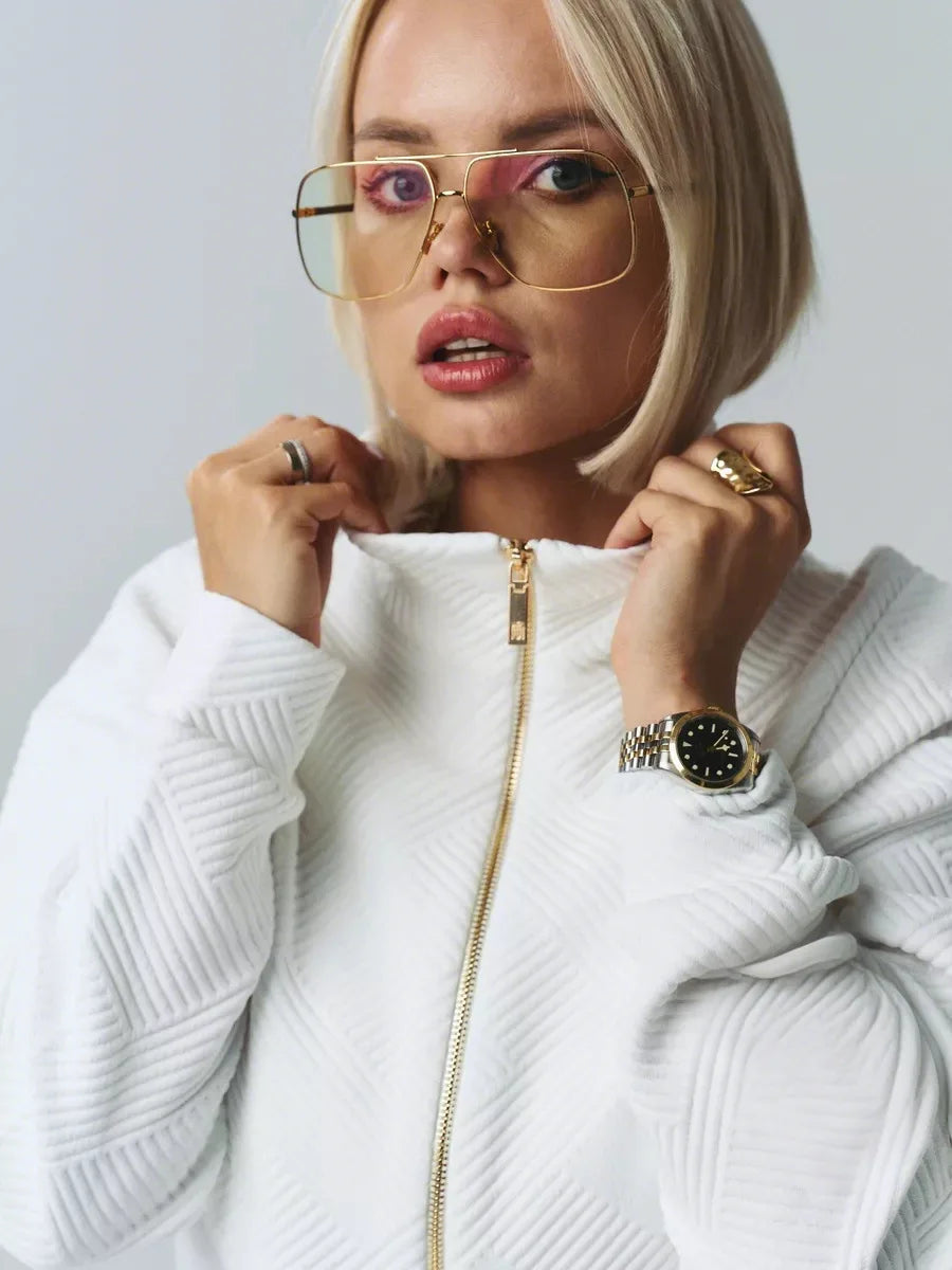 Conjunto Florence Charm–Minimalismo Europeu