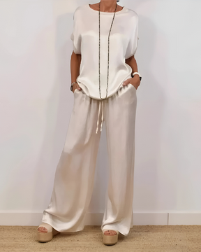 Conjunto Thamires | 2 Peças - Chiffon (Estilo Americano)