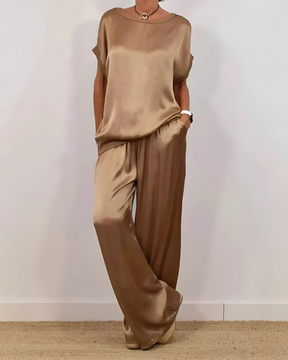 Conjunto Thamires | 2 Peças - Chiffon (Estilo Americano)