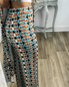 Conjunto Helena |  Sem Manga  - Linho Premium (Estilo Europeu)