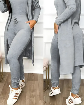 Conjunto Karamella | 2 Peças - Linho Premium (Estilo Europeu)