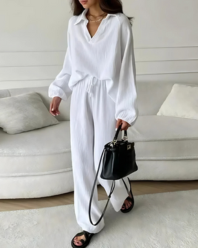 Conjunto Grace | 2 Peças - Linho Premium (Estilo Europeu)