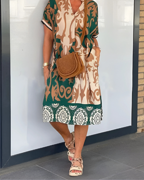 Vestido Ambrose | Decote em V - Fresco e Soltinho (Primavera 2025)