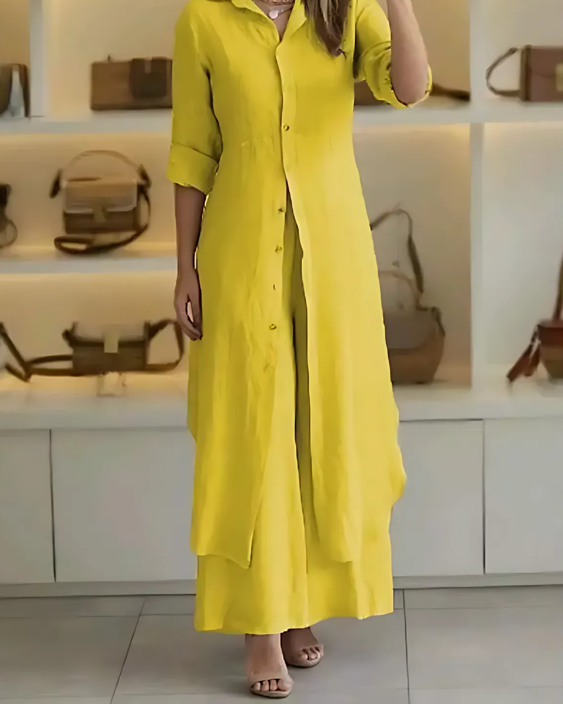 Conjunto Clara | Linho Premium (Estilo Europeu)