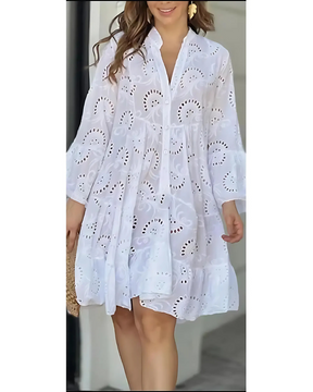 Vestido Bruna | Algodão Premium (Casual Europeu)